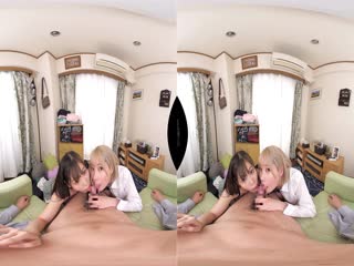 DSVR-1292 【VR】梦のマイホームで2人きりの同栖生活を始めるはずが彼女の妹たち（妹×3）がいき-cd2