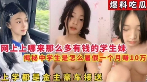 网上哪来那么多有钱的学生妹揭秘中学生暑假一个月怎么赚10万12 封面