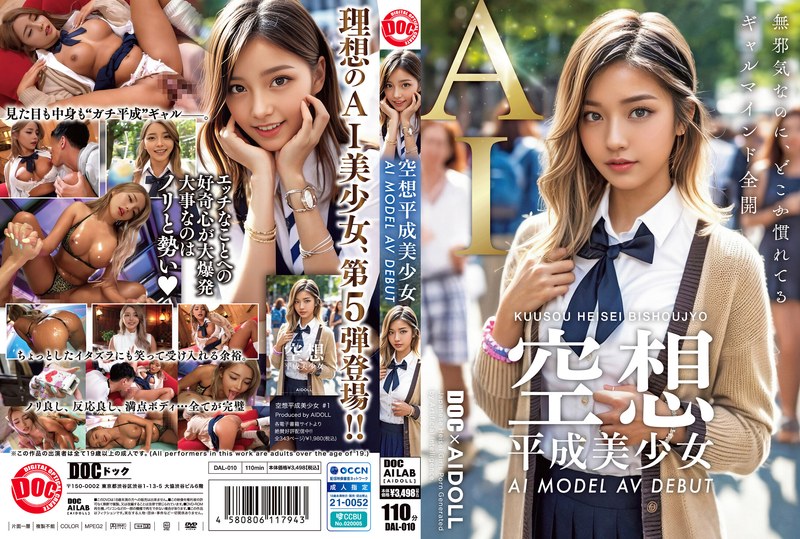 DAL-010 空想平成美少女 AI MODEL AV DEBUT